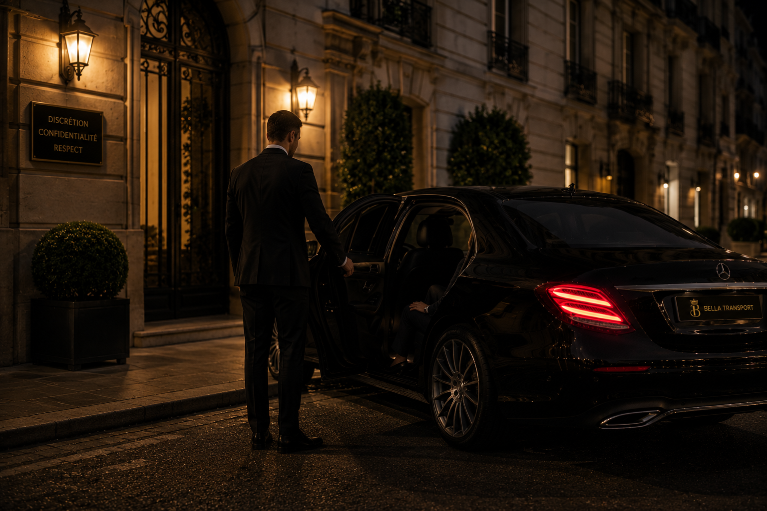 Chauffeur privé pour mariage à Paris et en Île-de-France